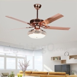 52-palcový moderný stropný ventilátor európskeho štýlu