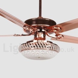 52-palcový moderný stropný ventilátor európskeho štýlu