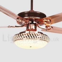 52-palcový moderný stropný ventilátor európskeho štýlu