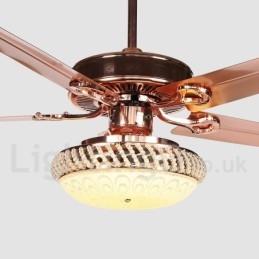52-palcový moderný stropný ventilátor európskeho štýlu