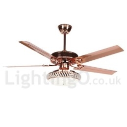 52-palcový moderný stropný ventilátor európskeho štýlu