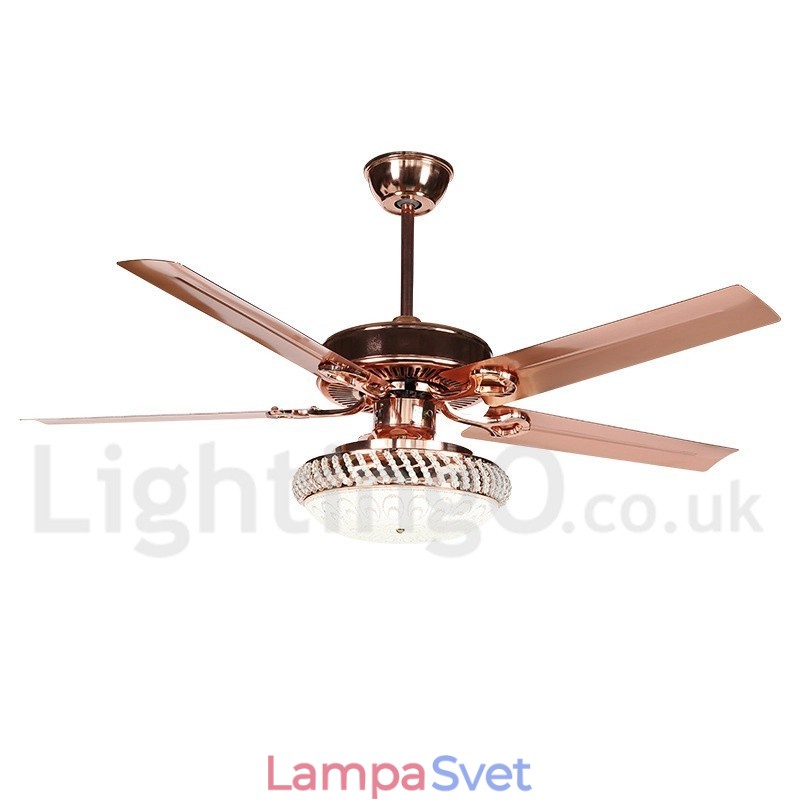 52-palcový moderný stropný ventilátor európskeho štýlu