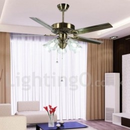 52" vintage stropný ventilátor európskeho štýlu