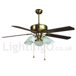 52-palcový moderný stropný ventilátor európskeho štýlu