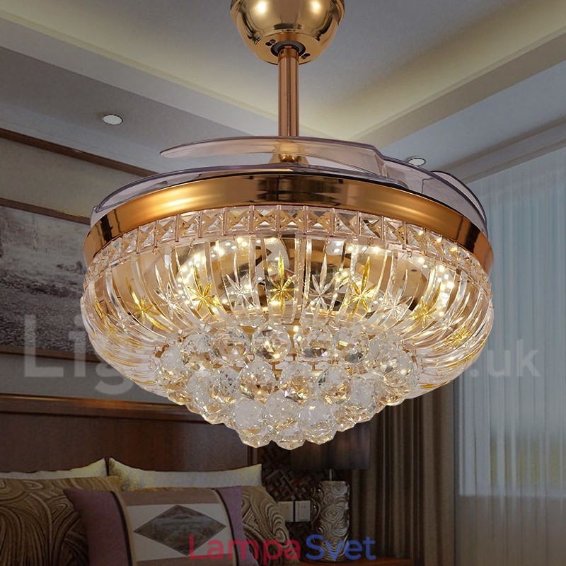 42-palcový moderný stropný ventilátor európskeho štýlu