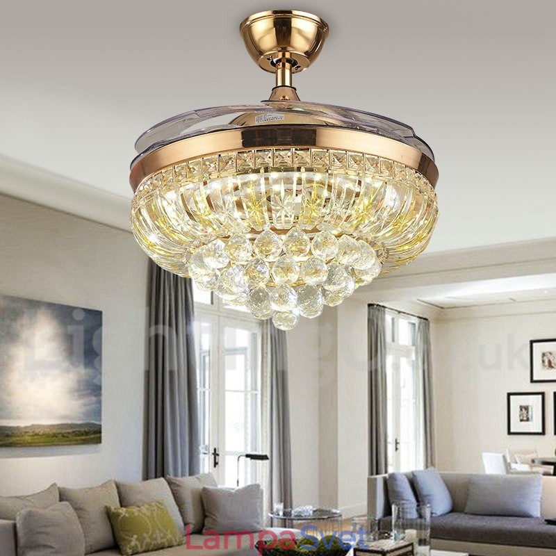 42-palcový moderný stropný ventilátor európskeho štýlu