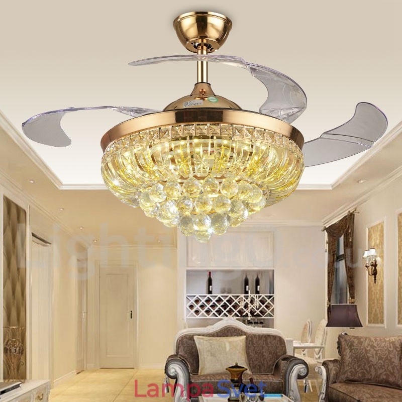 42-palcový moderný stropný ventilátor európskeho štýlu