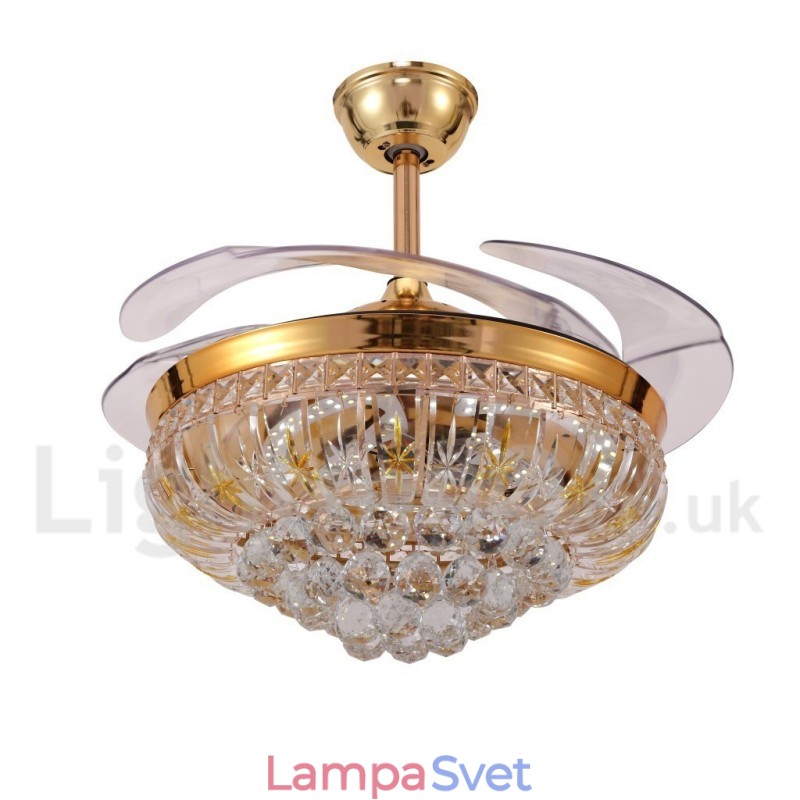 42-palcový moderný stropný ventilátor európskeho štýlu