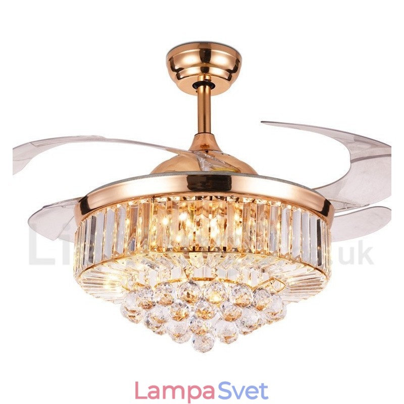 42-palcový moderný stropný ventilátor európskeho štýlu