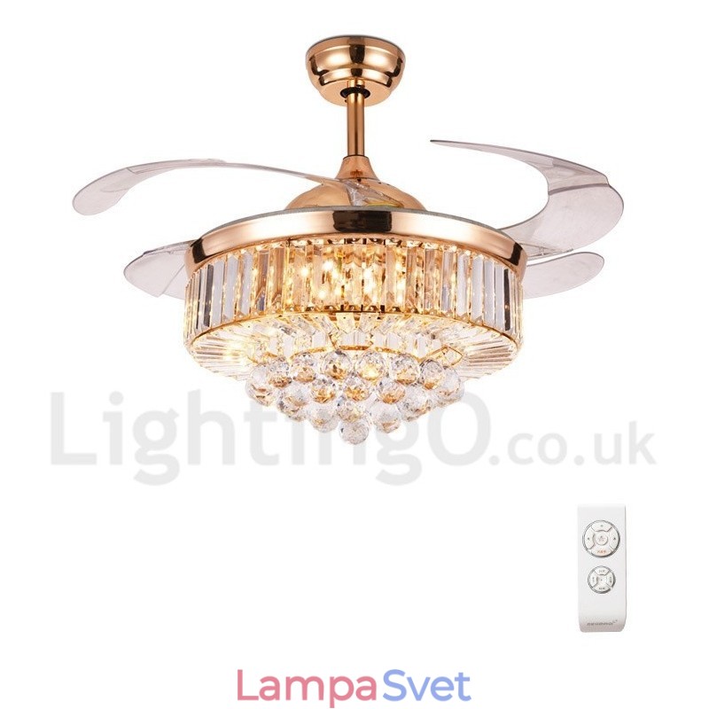42-palcový moderný stropný ventilátor európskeho štýlu