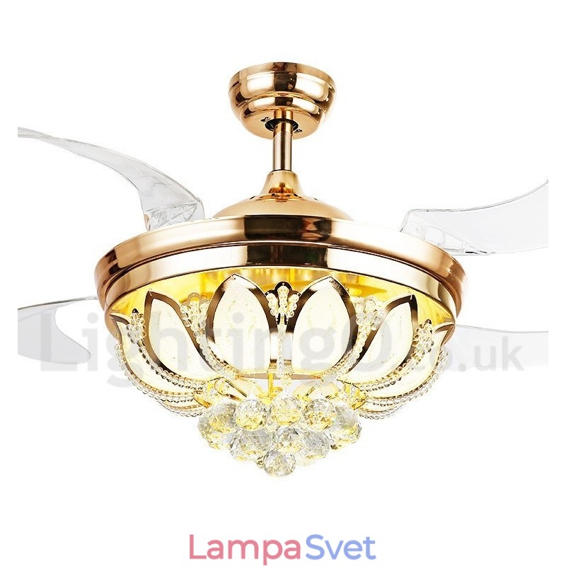 42-palcový moderný stropný ventilátor európskeho štýlu