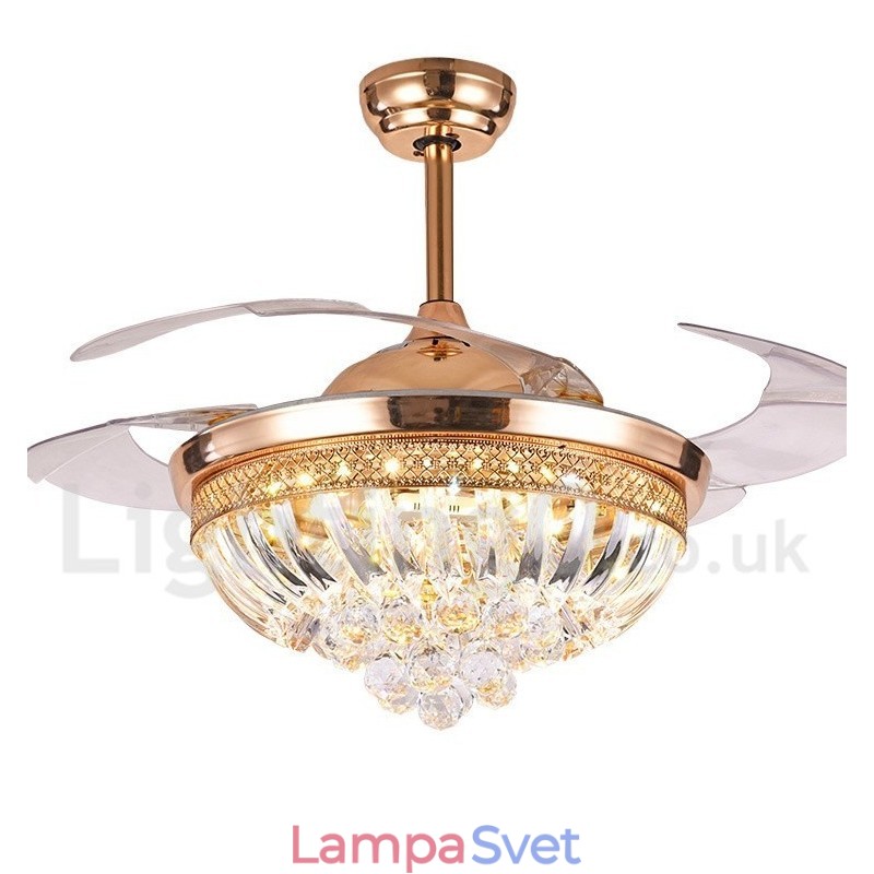 42-palcový moderný stropný ventilátor európskeho štýlu