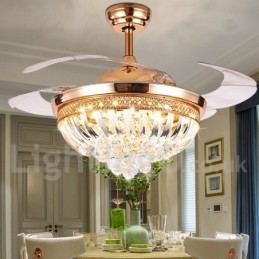 42-palcový moderný stropný ventilátor európskeho štýlu