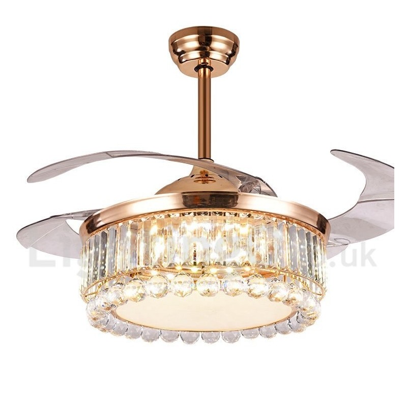 42-palcový moderný stropný ventilátor európskeho štýlu