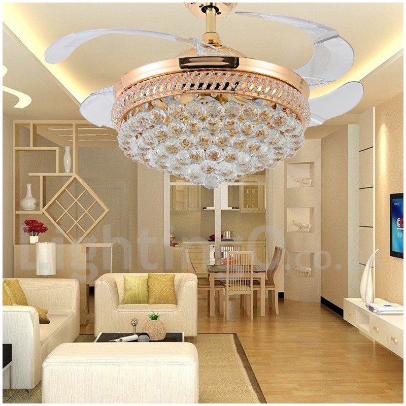 42-palcový moderný stropný ventilátor európskeho štýlu