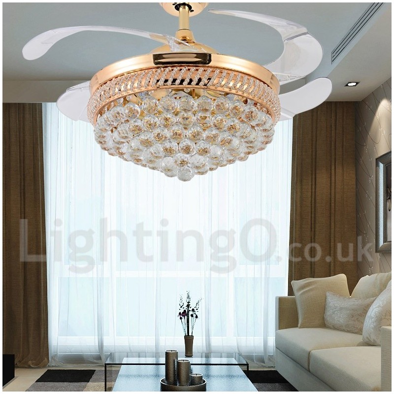 42-palcový moderný stropný ventilátor európskeho štýlu