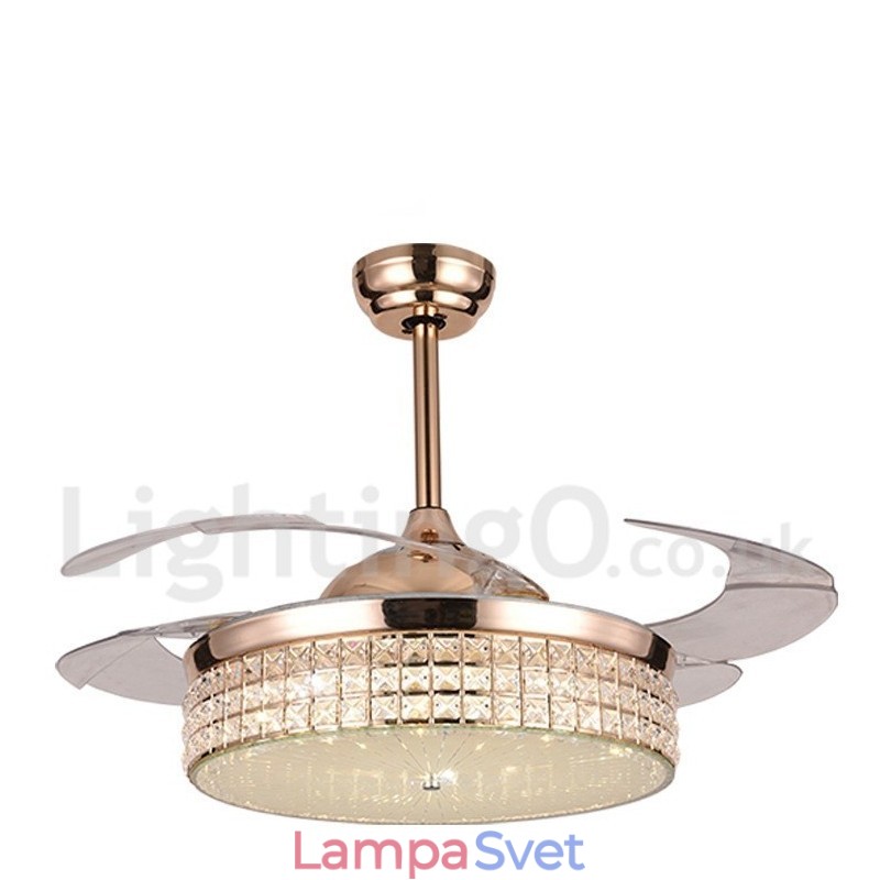 42-palcový moderný stropný ventilátor európskeho štýlu