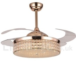 42-palcový moderný stropný ventilátor európskeho štýlu