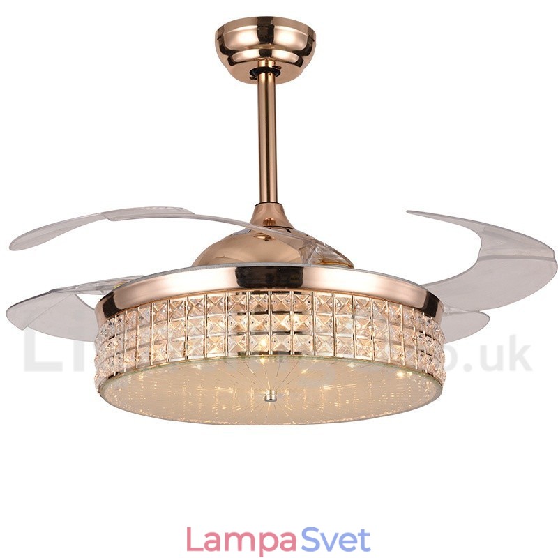 42-palcový moderný stropný ventilátor európskeho štýlu