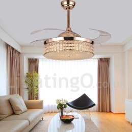 42-palcový moderný stropný ventilátor európskeho štýlu
