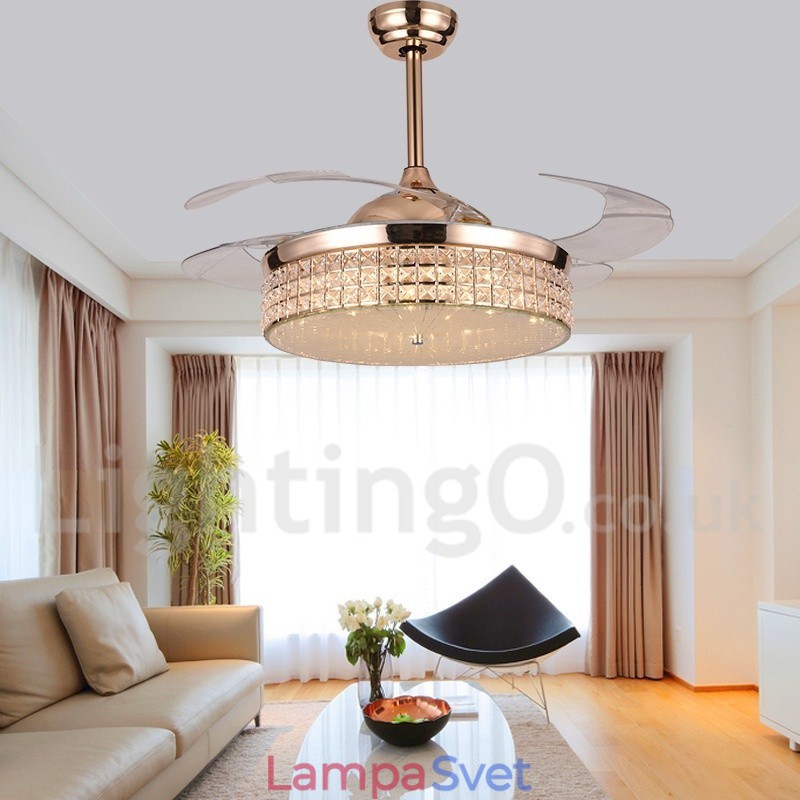 42-palcový moderný stropný ventilátor európskeho štýlu