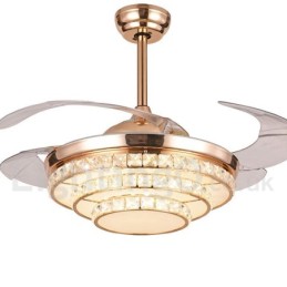 42-palcový moderný stropný ventilátor európskeho štýlu