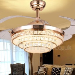 42-palcový moderný stropný ventilátor európskeho štýlu