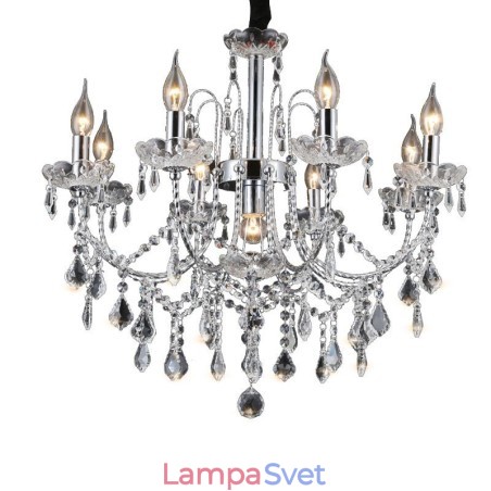 Elegantný krištáľový luster s 9 svetlami Elegantný krištáľový luster s 9 svetlami