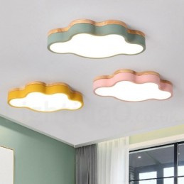 Macaron Multicolor Moderné súčasné oceľové zapustené drevené stropné svietidlo