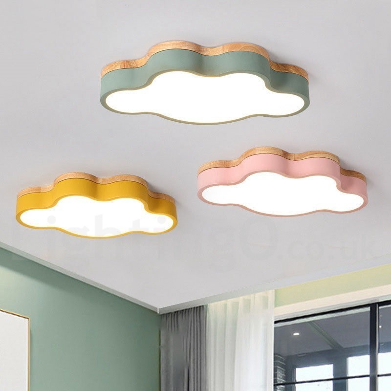 Macaron Multicolor Moderné súčasné oceľové zapustené drevené stropné svietidlo