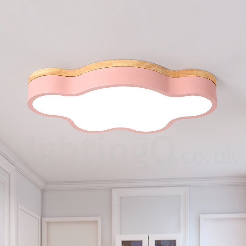 Macaron Multicolor Moderné súčasné oceľové zapustené drevené stropné svietidlo