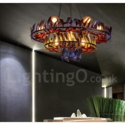 Retro Steel Lighting Store Závesné luster Light