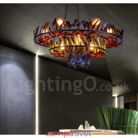 Retro Steel Lighting Store Závesné luster Light Retro Steel Lighting Store Závesné luster Light