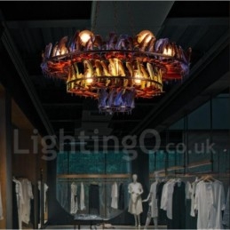 Retro Steel Lighting Store Závesné luster Light
