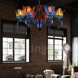 Retro Steel Lighting Store Závesné luster Light