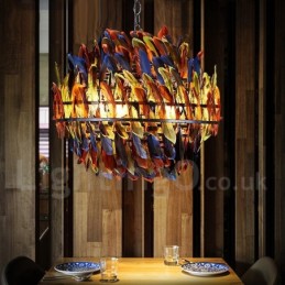 Retro Steel Lighting Store Závesné luster Light
