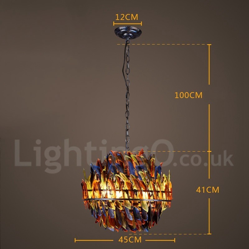 Retro Steel Lighting Store Závesné luster Light