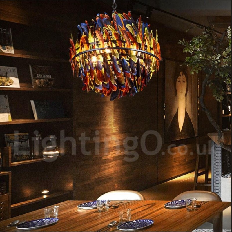 Retro Steel Lighting Store Závesné luster Light