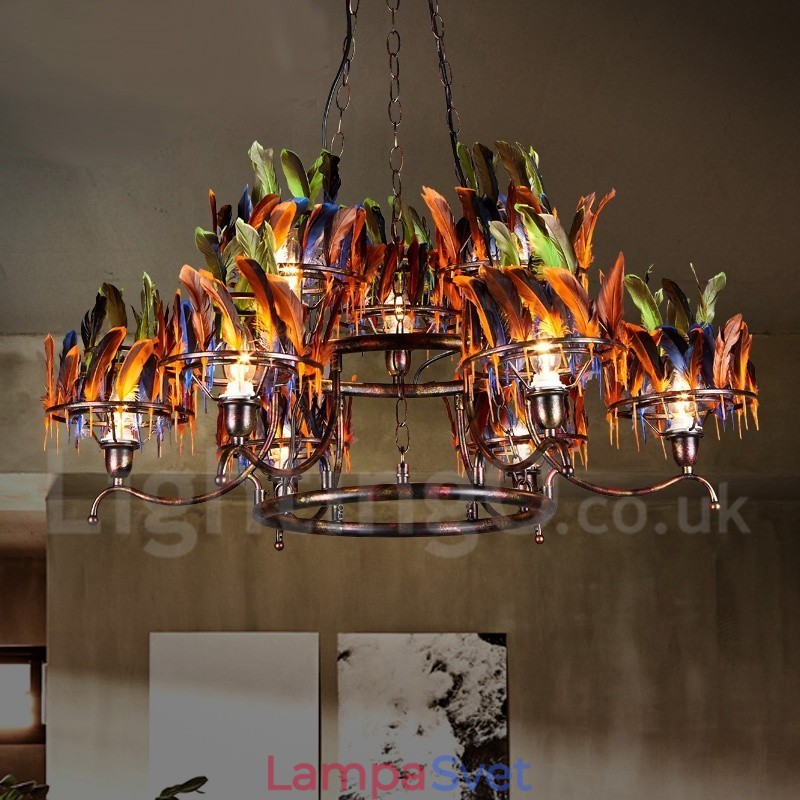 Retro Steel Lighting Store Závesné luster Light