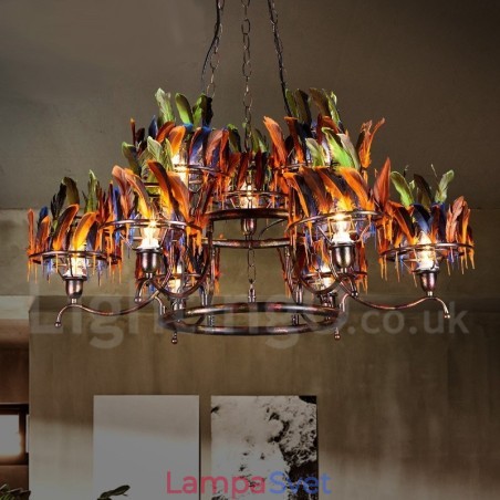 Retro Steel Lighting Store Závesné luster Light Retro Steel Lighting Store Závesné luster Light