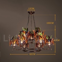 Retro Steel Lighting Store Závesné luster Light