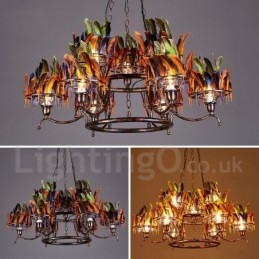 Retro Steel Lighting Store Závesné luster Light
