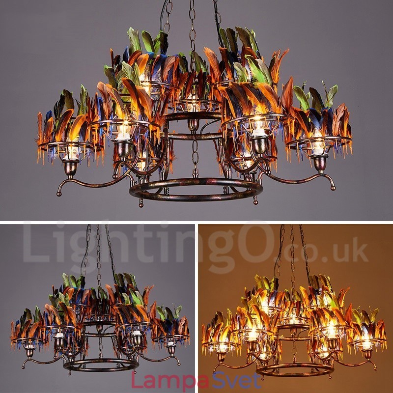 Retro Steel Lighting Store Závesné luster Light