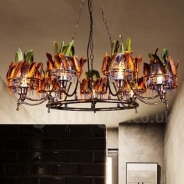 Retro Steel Lighting Store Závesné luster Light