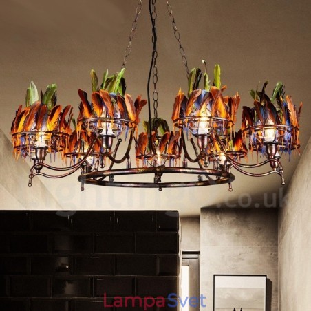 Retro Steel Lighting Store Závesné luster Light Retro Steel Lighting Store Závesné luster Light