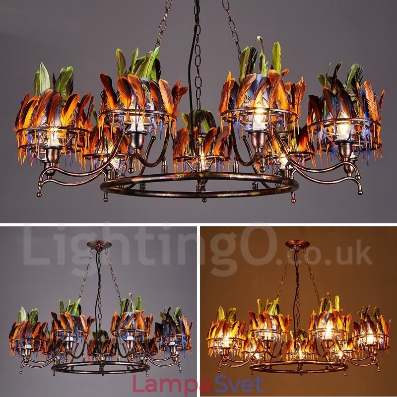 Retro Steel Lighting Store Závesné luster Light