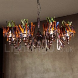 Retro Steel Lighting Store Závesné luster Light