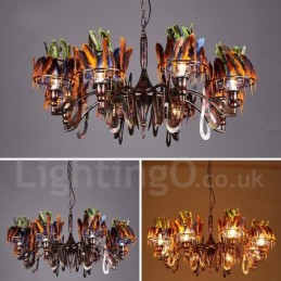 Retro Steel Lighting Store Závesné luster Light