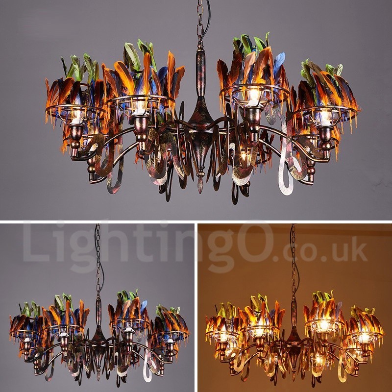 Retro Steel Lighting Store Závesné luster Light