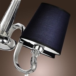 Vintage Luster 4 Light Classic Fabric Metal Paint